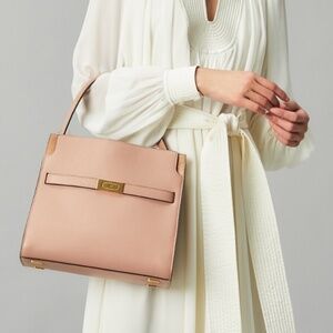 Tory Burch Lee Radziwill Small Double in Mallow